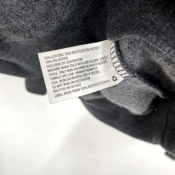 Wild Fable Black Velvet Rose Sweatshirt Size Small - Picture 4 of 7